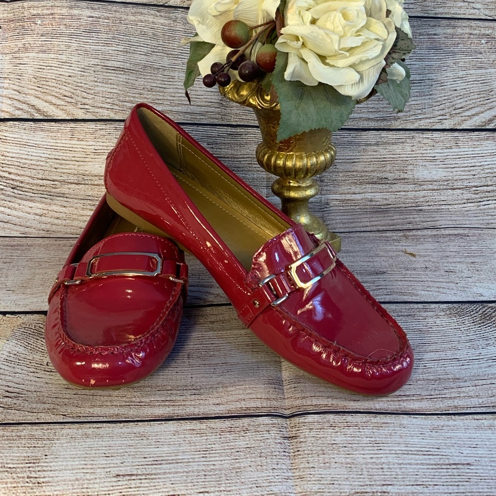 Coach loafers, pink, size 8